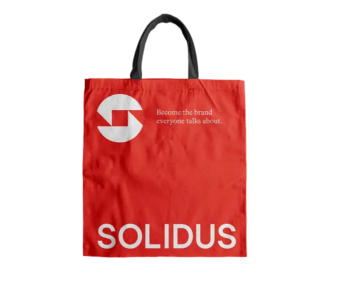 Solidus canvas tote bag