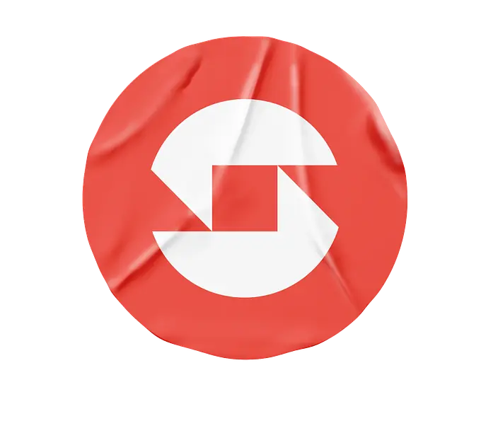 Solidus circle sticker