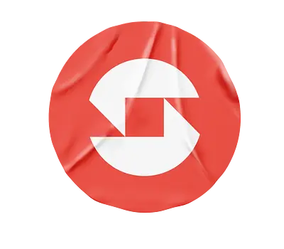 Solidus circle sticker