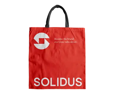 Solidus canvas tote bag